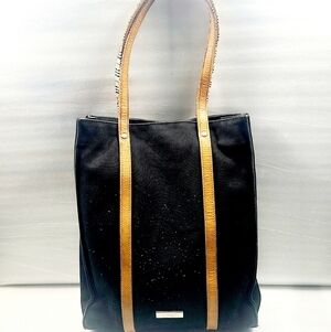 Burberry Canvas Leather Shoulder Bag